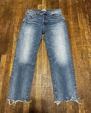 Madewell The Dean Easy Straight Jean in Medium Wash Size 28